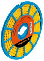 Leitermarkierer Weidmüller CLI C CD für Ø3…5mm 6×4.2mm Aufdruck: 01, gelb