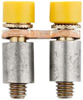 Querverbinder Weidmüller Q WDL2.5S geschraubt 2L Raster 6.1mm isoliert 24A gelb