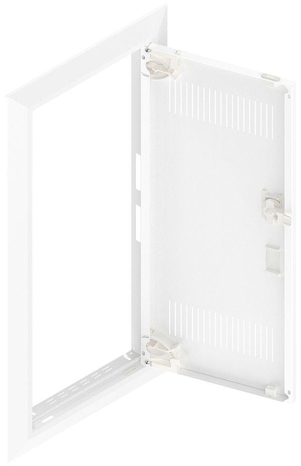 Tür geschlitzt mit Blendrahmen SE Pragma weiss für 1Feld/4Reihen