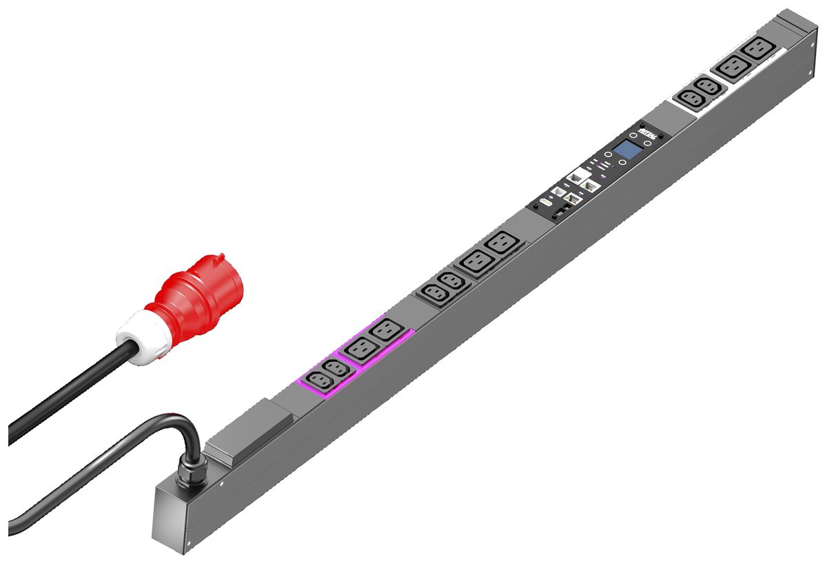 Stromverteiler Rittal DK 7979.232 1095mm 6×C13 6×C19 400V 16A