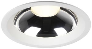 LED-Downlight SLV C 200 24W 3100lm 940 IP54 WB DALI Ø226mm weiss