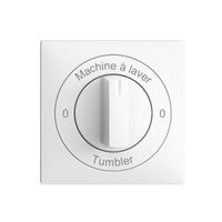 Kit front. Machine à laver-0-Tumbler EDIZIOdue 60×60mm blanc