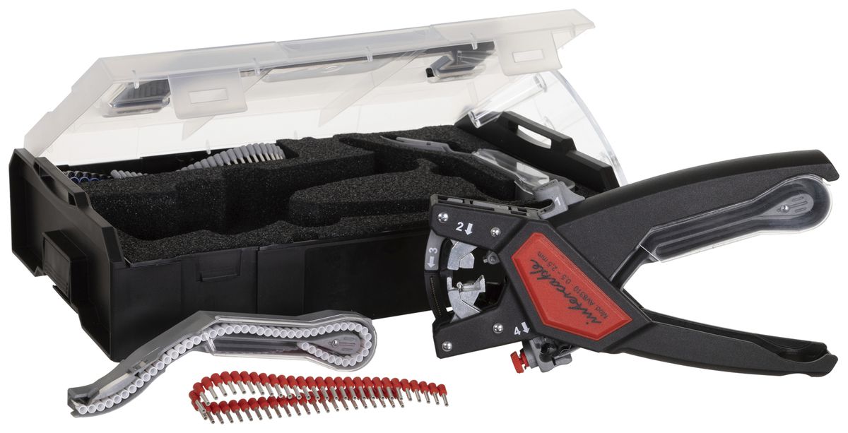 Set di pinza di serraggio Intercable QUADRO Plus 0.5/0.75/1/1.5/2.5mm²