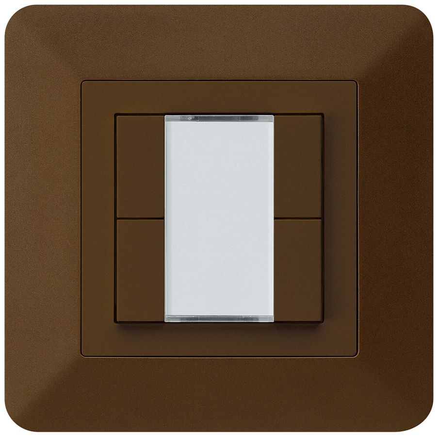 Tasto INC kallysto.trend KNX 4×s/e-link marrone