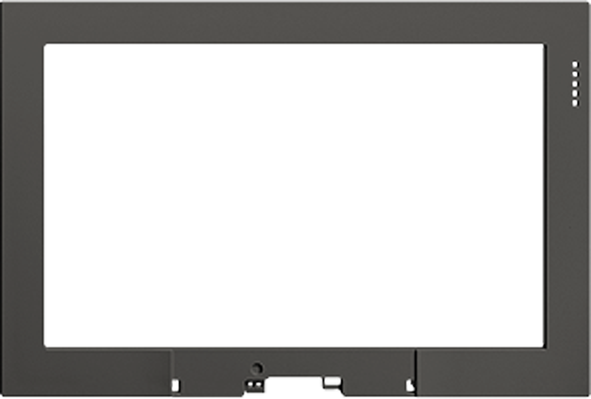 Frontplatte zu Touchpanel II KNX EDIZIOdue dunkelgrau