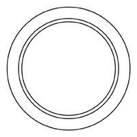 Frontplatte Hager 23 45×45mm weiss