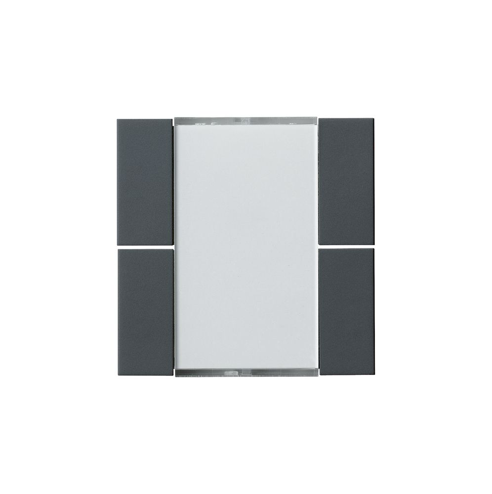 Frontset Hager kallysto 4×KNX anthrazit