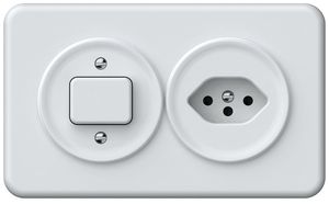 UP-Kombination origin Sch 3/1L + 1×T13 148×88mm weiss