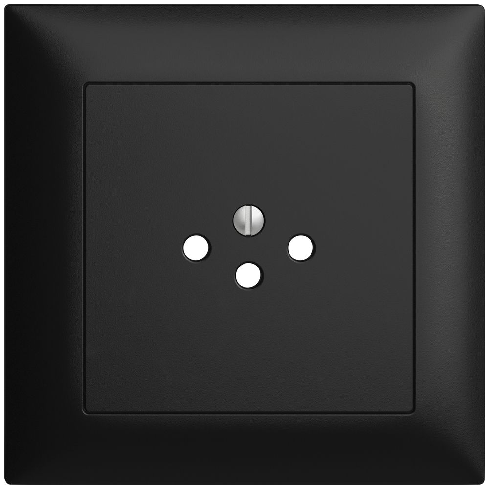 Kit frontale INC EDIZIOdue nero 88×88mm 1×T12