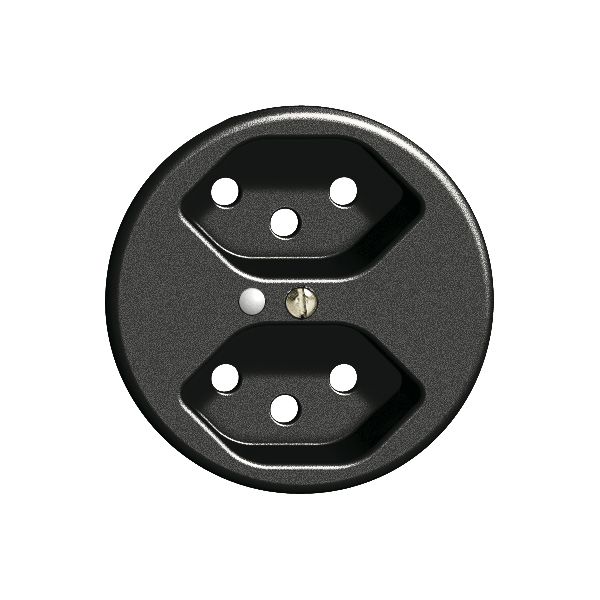 Disque frontal FH 2×T13 noir Ø58mm, lentille,