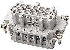 Buchseeinsatz B10 0.5…2.5mm² 20…14AWG, mit Drahtschutz 1…10