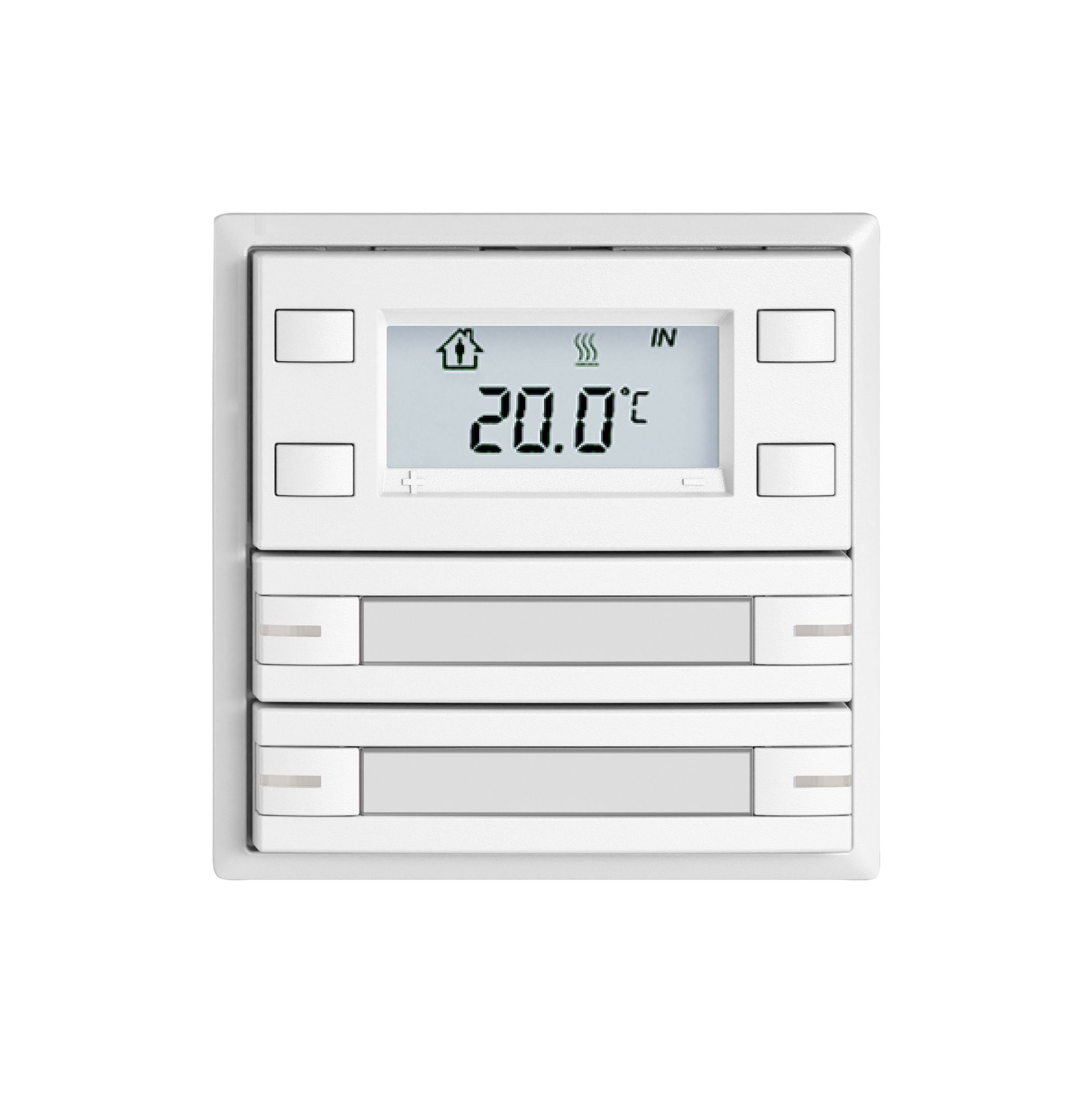 RTH-Taster EDIZIO.liv SNAPFIX® m.RGB-LED Pap.4×Taste 1-Tbed.ws