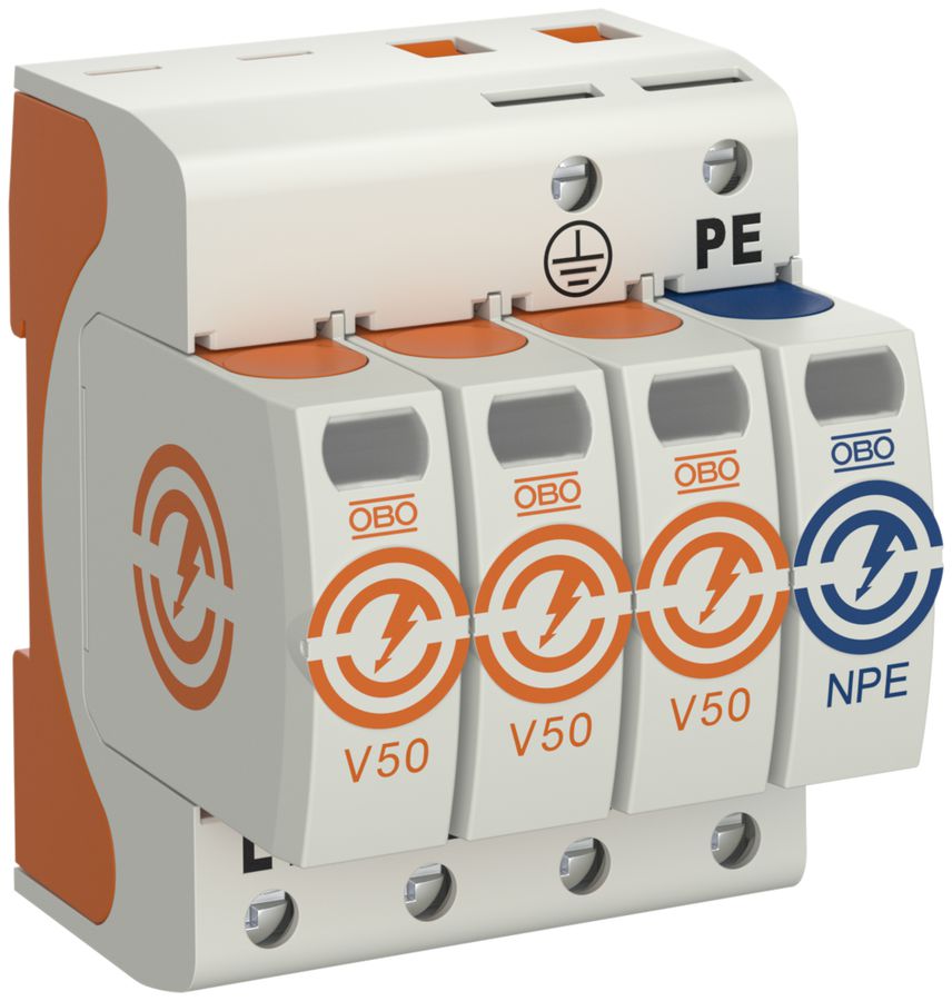 Überspannungsableiter Bettermann V50 +NPE, 3L, Typ 1+2, 280V