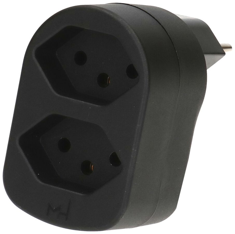 Mehrfach-Stecker MAX HAURI ADAPT SPLIT 10A 2×T13 sz