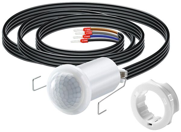 Rilevatore di movimento INS ESYLUX MD-C 360i/8 mini-3m, opale opaco