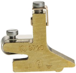 Borne de terre joignable Woertz 4mm² raccordement à vis rail DIN/G TH35/G32