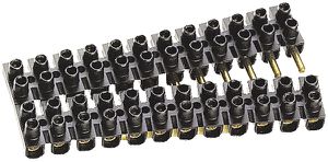 Morsettiera Suprem 2×12×6mm² nero