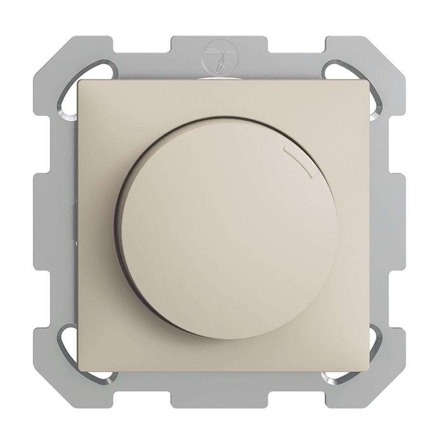 UP-Drehsensor Edue FM KNX, 21…30VDC, SELV, Stromaufnahme max. 12.5mA, crema