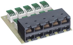 Anschlussmodul 10×RJ45/u ISDN Kat.3, Pin 4-5,3-6, R&Mfreenet
