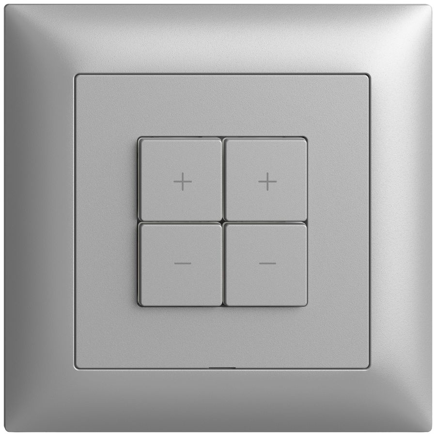 Dimmer Uni-LED INC 2K/4T WLAN Edue Wiser silver