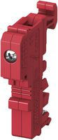 Borne ABB SMISSLINE TP pour socle additionnel 10mm², rouge