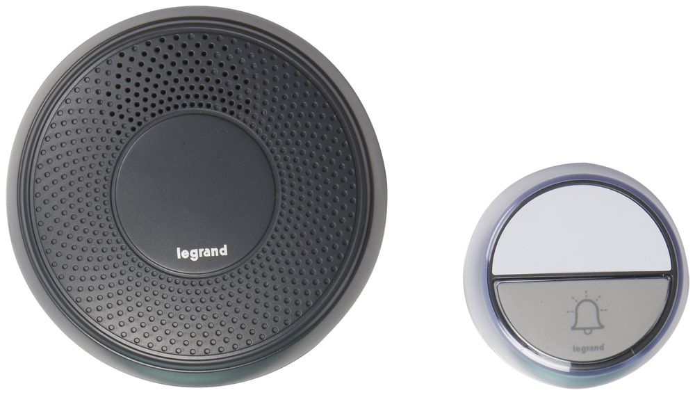 Funk-Gong Legrand Comfort 100m, 3V, mit Klingeltaster, anthrazit