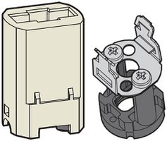 Fassung G9 mit Gewinde 25…75W
