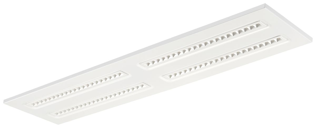 EB-LED-Deckenleuchte Sylvania OptiClip 1200 34W 4250lm 3000K IP40 weiss