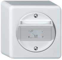 Kit di montaggio AP origin obliquo 1×modulo multimedia 88×88mm bianco