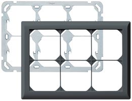 UP-Kopfzeile kallysto.line 2×3 anthrazit horizontal