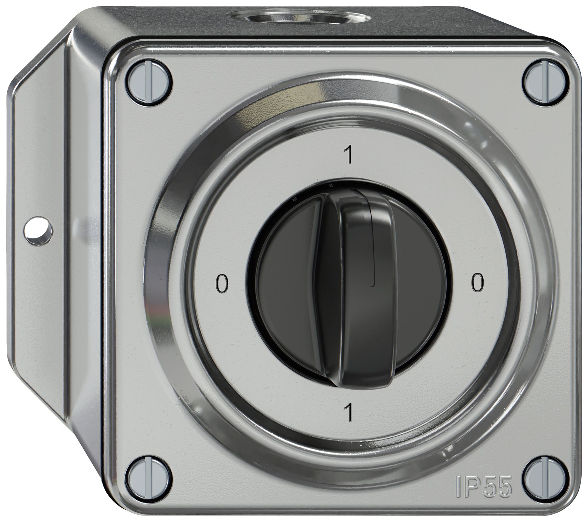 Interruttore rotativo AP ELEMENT SNAPFIX® 2×1P 16A 400V 0-1-0-1 all