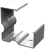 Montageklammern SLV GRAZIA 10 EDGE 22.5×150×22.5mm 4 Stück edelstahl