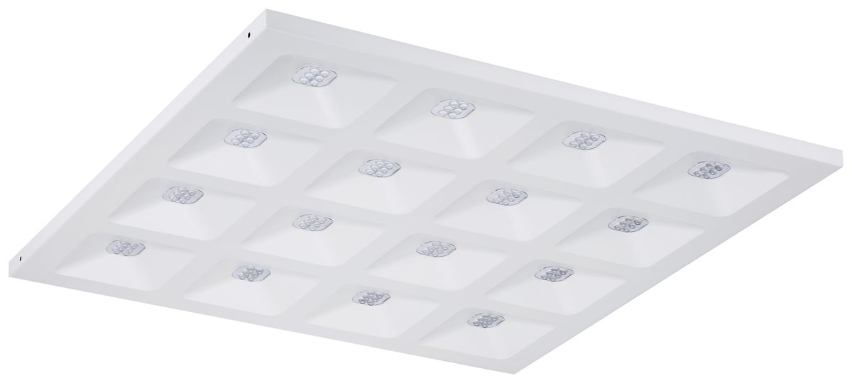 EB-LED-Deckenleuchte Sylvania Quadro 36W 4600lm 840 IP40 DIM 595×595mm weiss