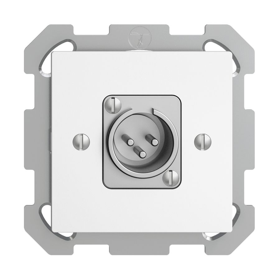 Prise ENC XLR avec fiche EDIZIOdue blanc