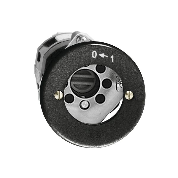 Contact pivotant ENC 0<-1/2P noir pour serrure de sûr. sans cyl.