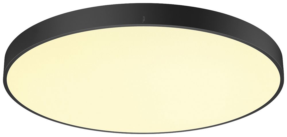 LED-Deckenleuchte SLV MEDO PRO 90 74W 9700lm 930/940 IP50 DIM Ø900mm schwarz