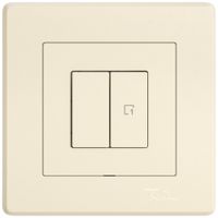 UP-Druckschalter EDIZIO.liv Wiser SNAPFIX® 1 Kanal 1 Szene 2 Tasten cr