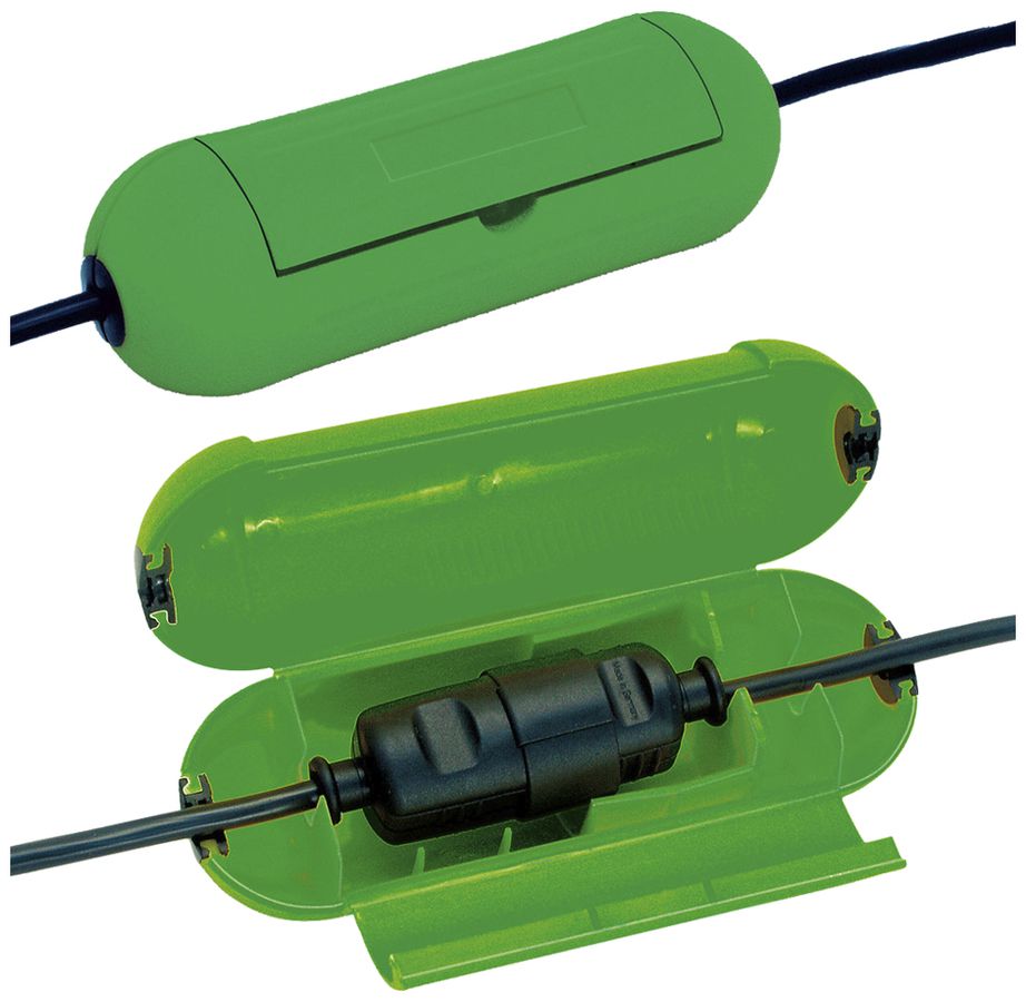 Kabelschutz-Box Brennenstuhl Safe-Box Ø75×205mm grün