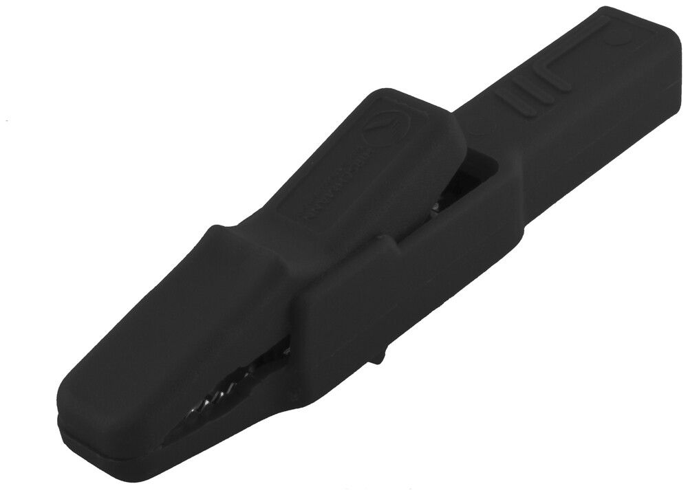 Abgreifklemme AK 2 B 4mm System, isoliert, schwarz