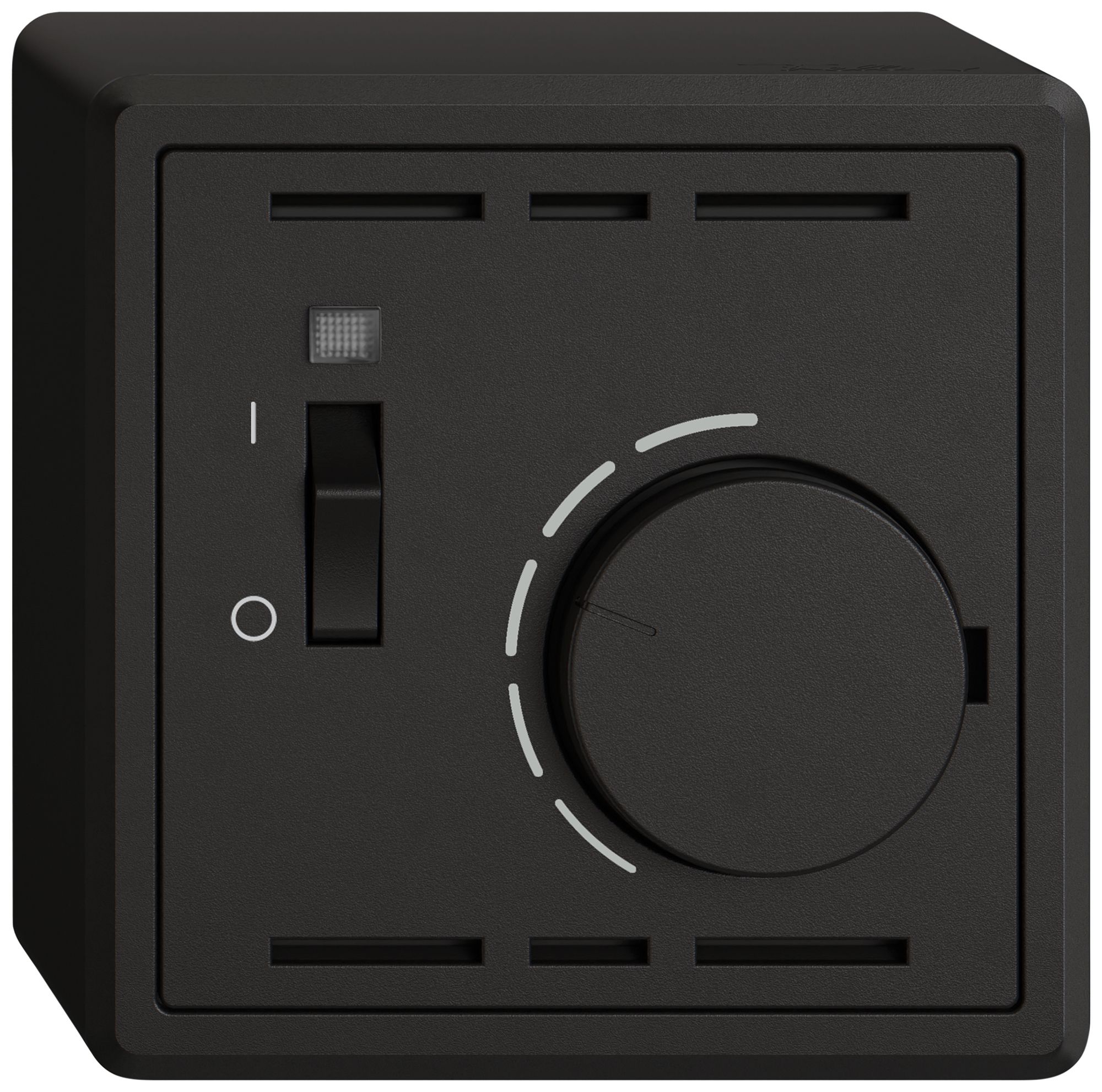 Termostato ambiente AP EDIZIO.liv SNAPFIX® con interruttore 230VAC 50Hz ne