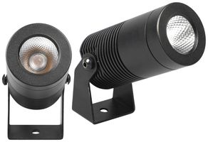 LED-Strahler NOELLE 230V 8W 560lm 2700K 38° IP67 5m T13 schwarz