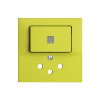 Kit frontale EDIZIOdue lemon 60×60mm T12 con lente, prot.bamb.