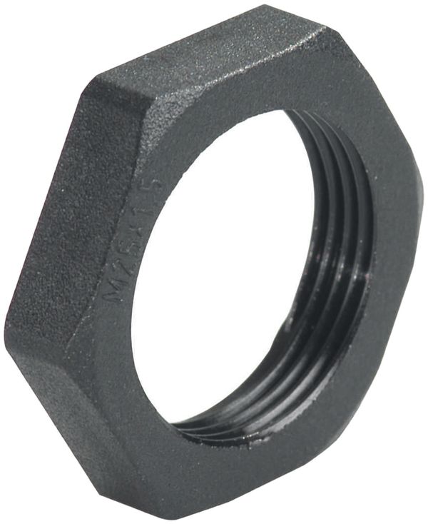 Gegenmutter AGRO sechskant PA PG16 grau