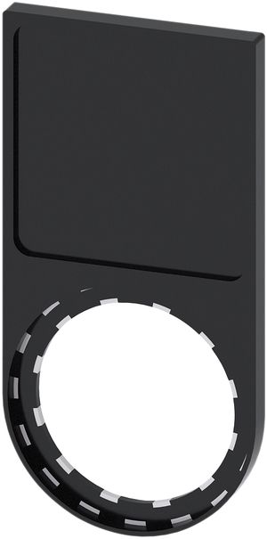 Schildträger Siemens SIRIUS ACT für Bezeichnungsschild 27×27mm