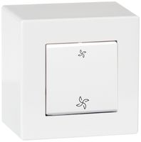 Interrupteur de ventilateur AP ATO 3/1L 10A blanc