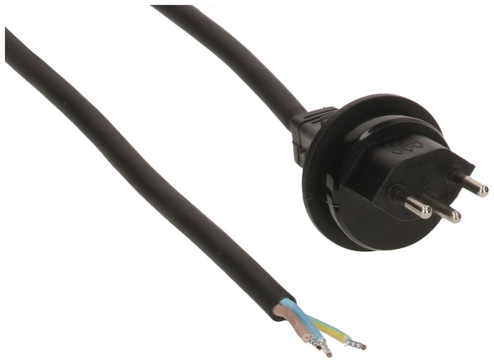 Apparatekabel MAX HAURI GDV 3×1.5mm² 10m schwarz Stecker T13 IP55