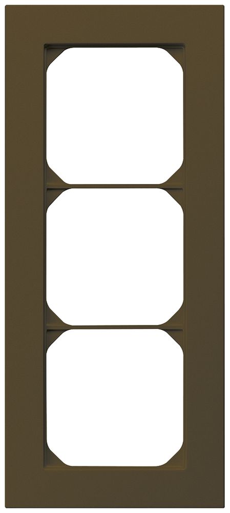 UP-Abdeckrahmen kallysto.pro 3×1 braun 94×214mm