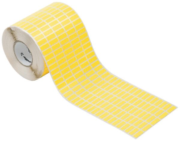 Etikette Weidmüller THM selbstklebend 18×6mm Baumwollgewebe, gelb