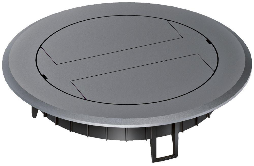 Klappdeckel Hager für BSR02 Kunststoff, grau