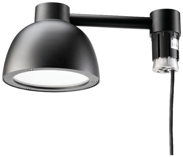 Testa della lampada LED SG Herning Mini IP65 17W 1300lm 830/840 REG nero